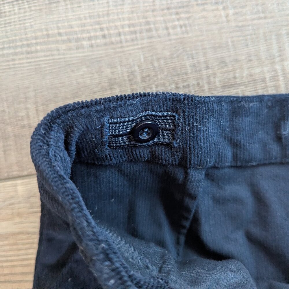 Jacadi Girl's Corduroy Cotton Pique Shorts Preppy Prep School Winter Navy 8 - Picture 7 of 7